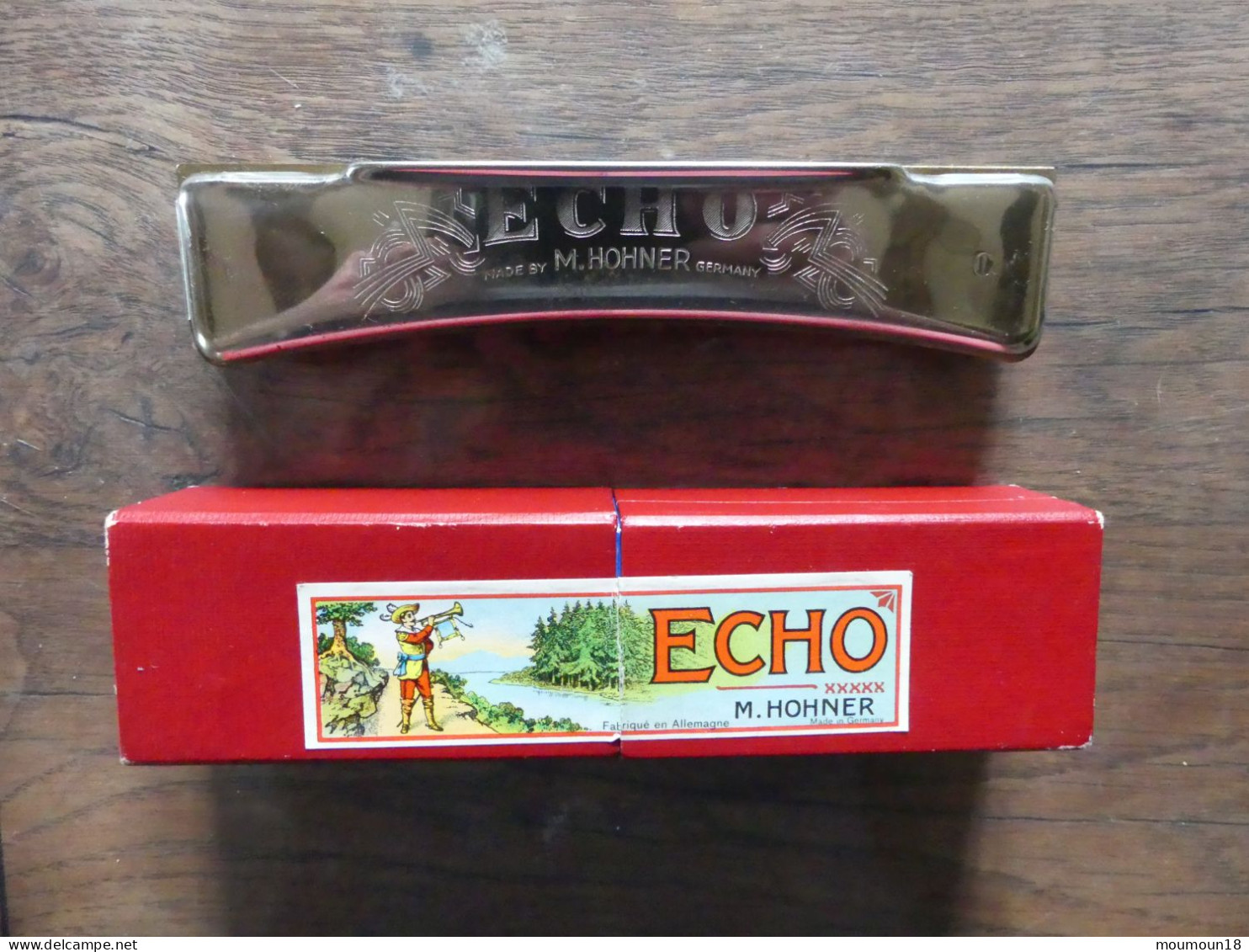 Harmonica M. Hohner Echo Avec Boite Allemagne - Muziekinstrumenten