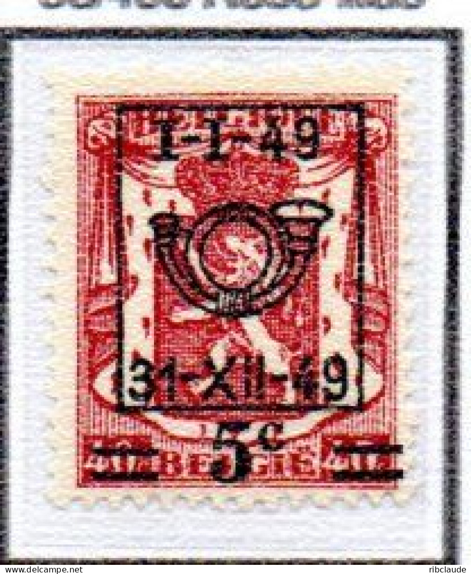 Préo Typo Poste N°798 à 802 - Typos 1936-51 (Kleines Siegel)