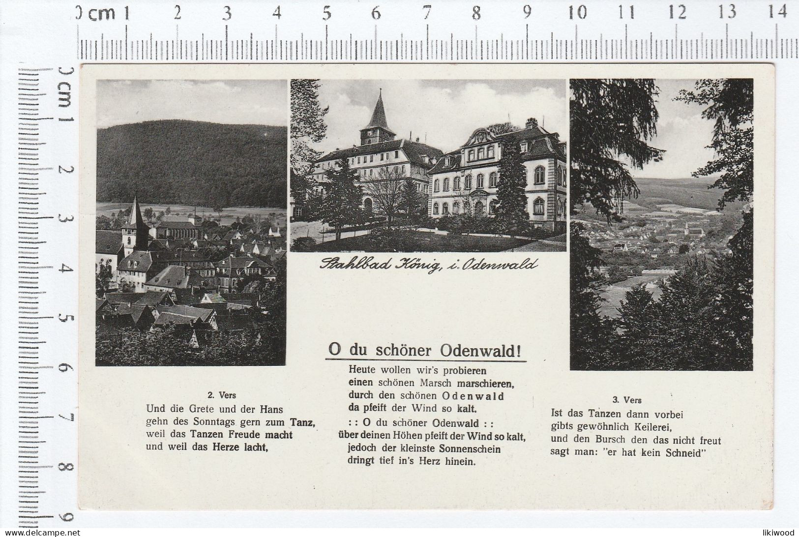 Stahlbad König Im Odenwald - 1940 - Bad Koenig