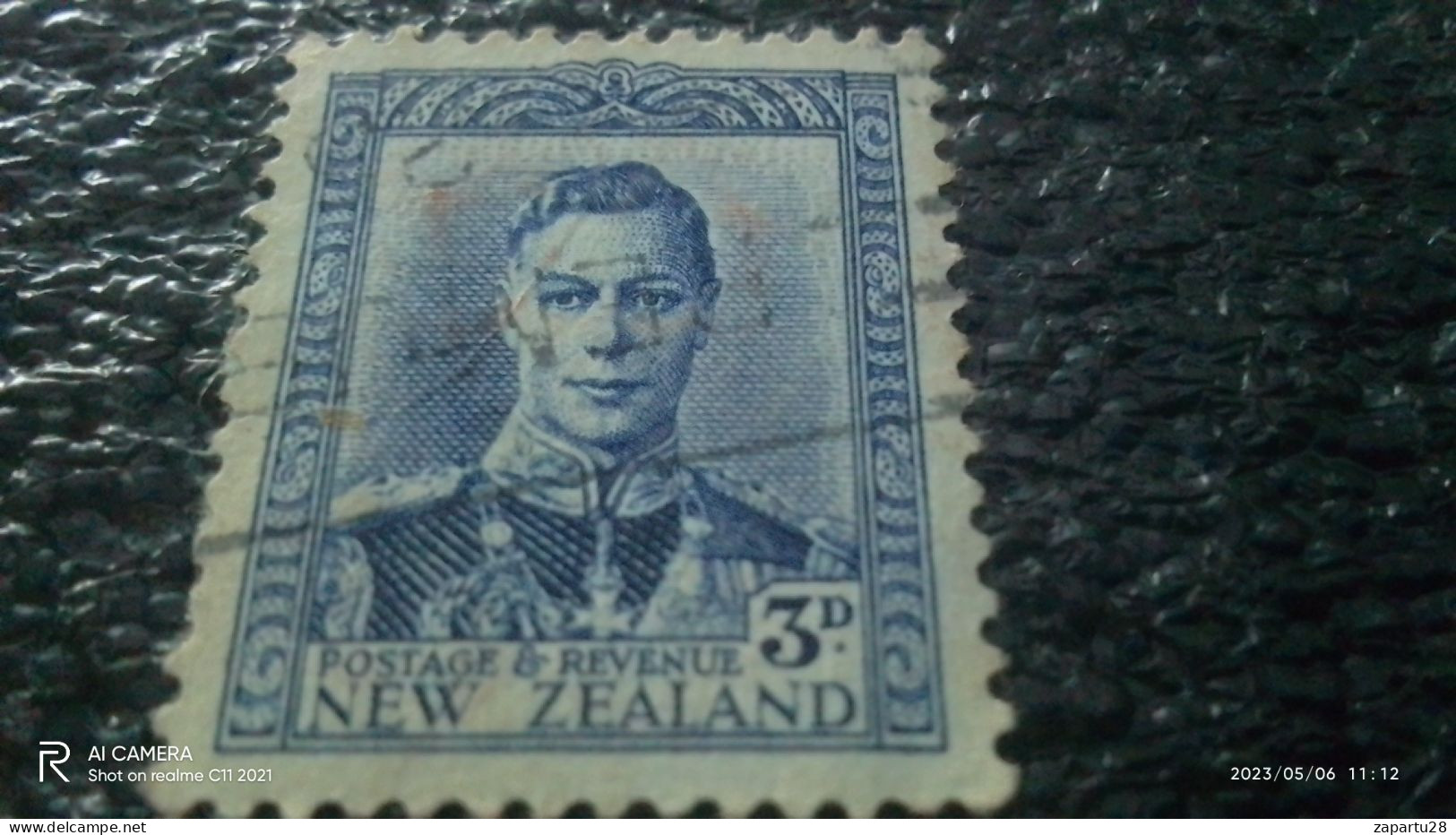 YENİ ZELANDA-  1938         3P               KİNG GEORGE VI          USED - Gebraucht