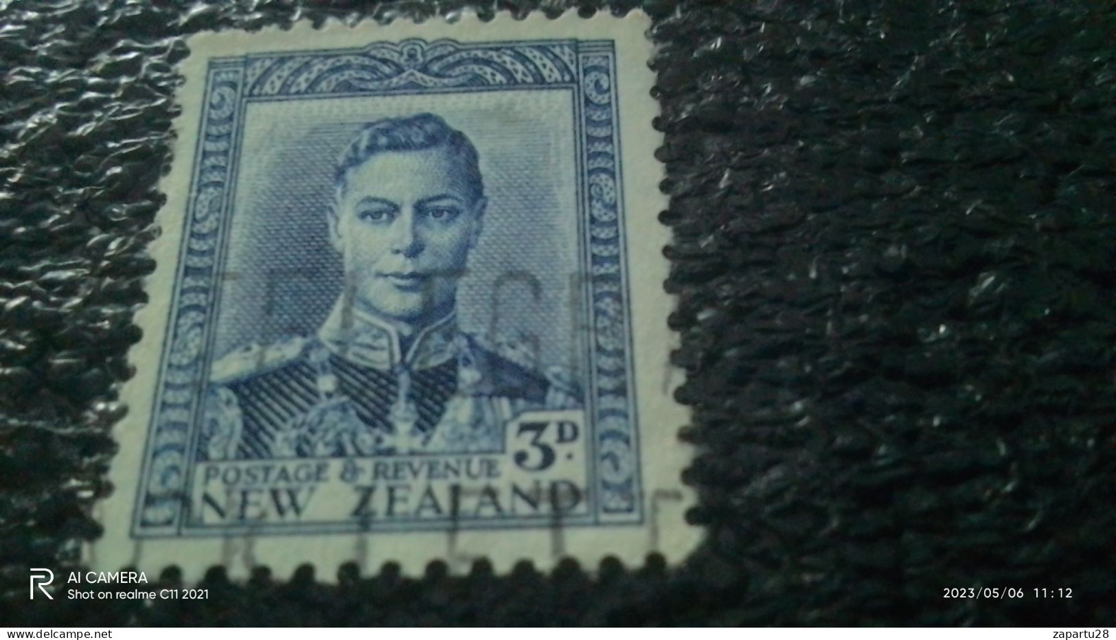 YENİ ZELANDA-  1938         3P               KİNG GEORGE VI          USED - Used Stamps