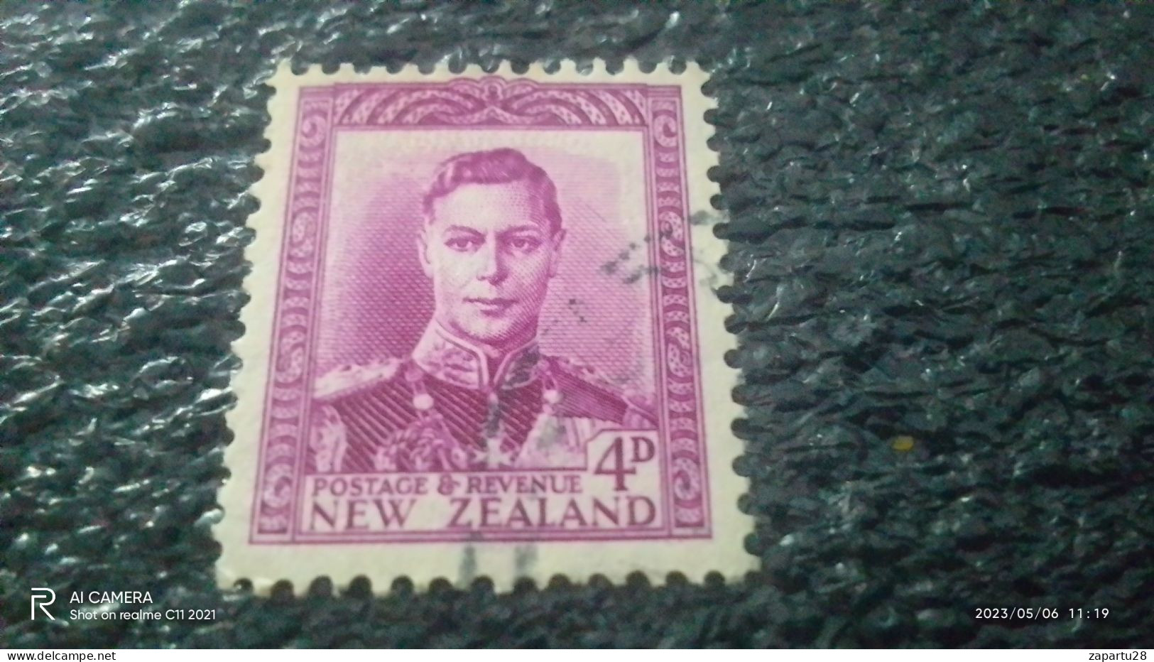 YENİ ZELANDA-  1938         4P               KİNG GEORGE VI          USED - Usados