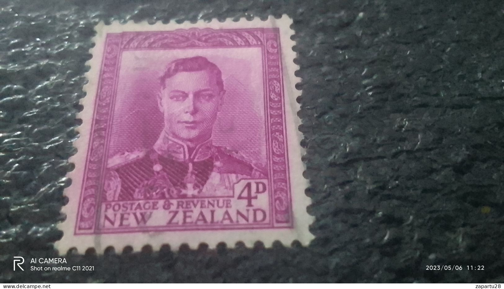 YENİ ZELANDA-  1938         4P               KİNG GEORGE VI          USED - Used Stamps