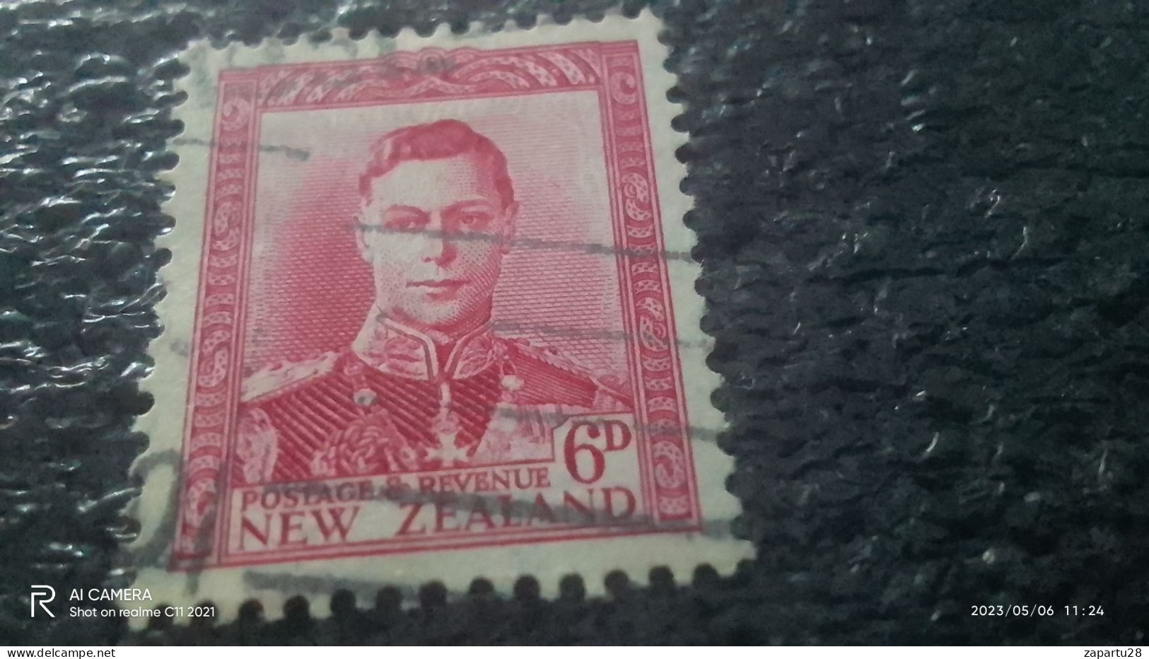 YENİ ZELANDA-  1938         6P               KİNG GEORGE VI          USED - Used Stamps