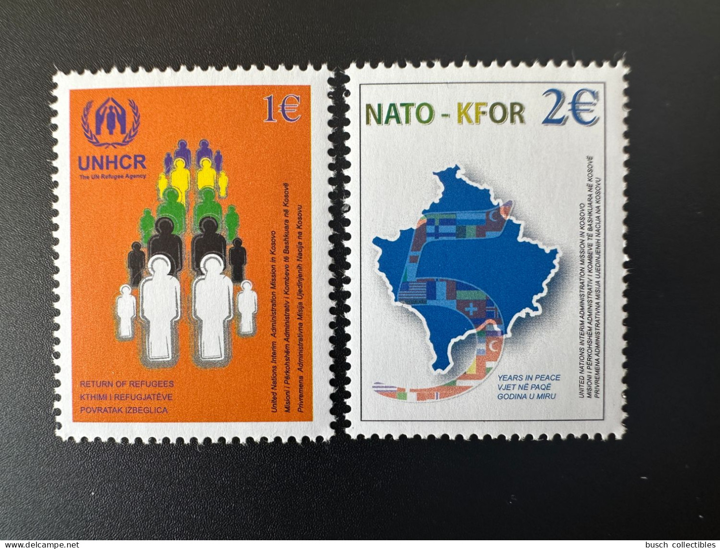 Kosovo 2004 Mi. 18 - 19 United Nations NATO OTAN KFOR UNHCR Refugees - Kosovo