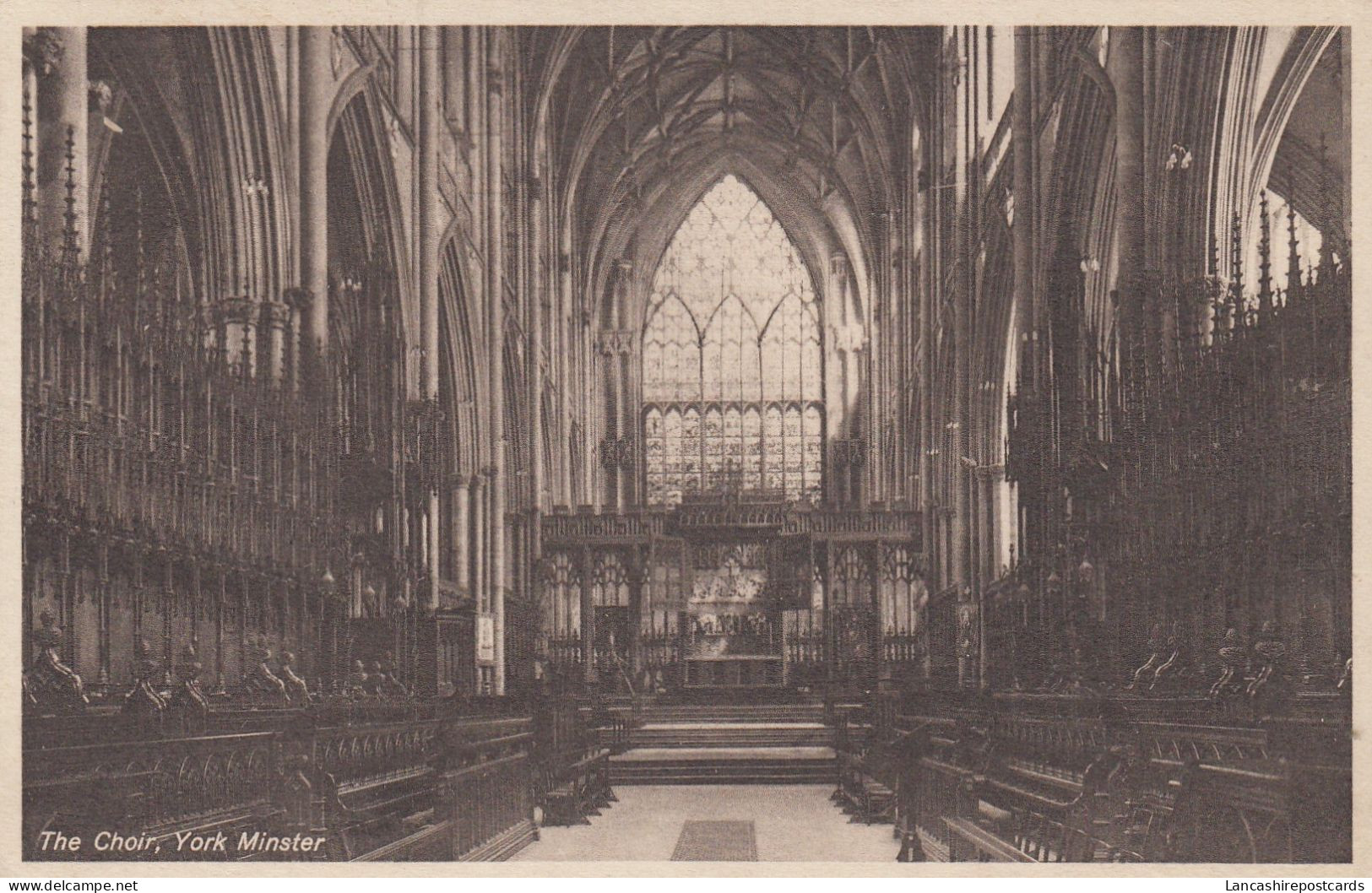 Postcard The Choir York Minster My Ref B14741 - York