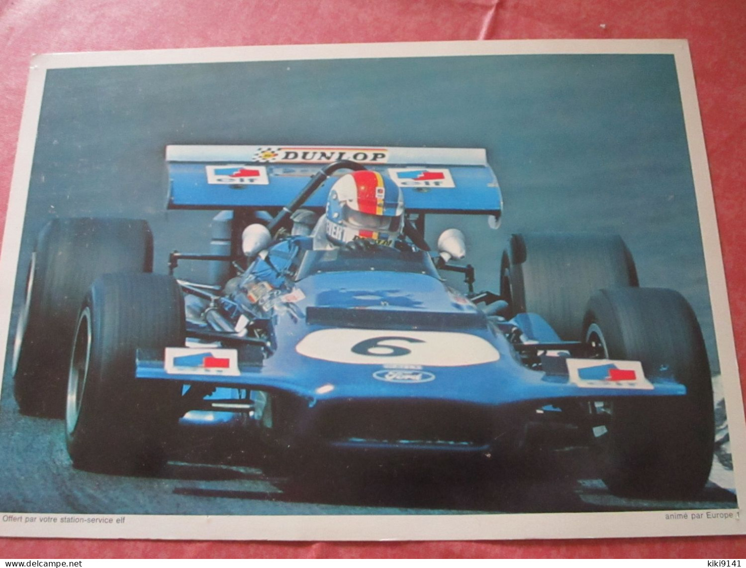 François CEVERT Pilote ELF - Automobilismo - F1