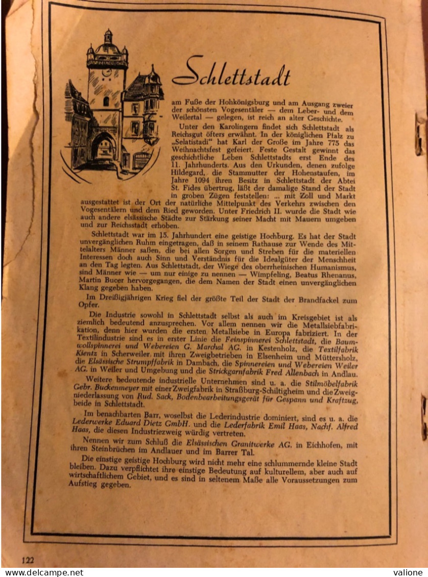 Hitler 1942 Propagande Allemande En Alsace Occupée - Duits