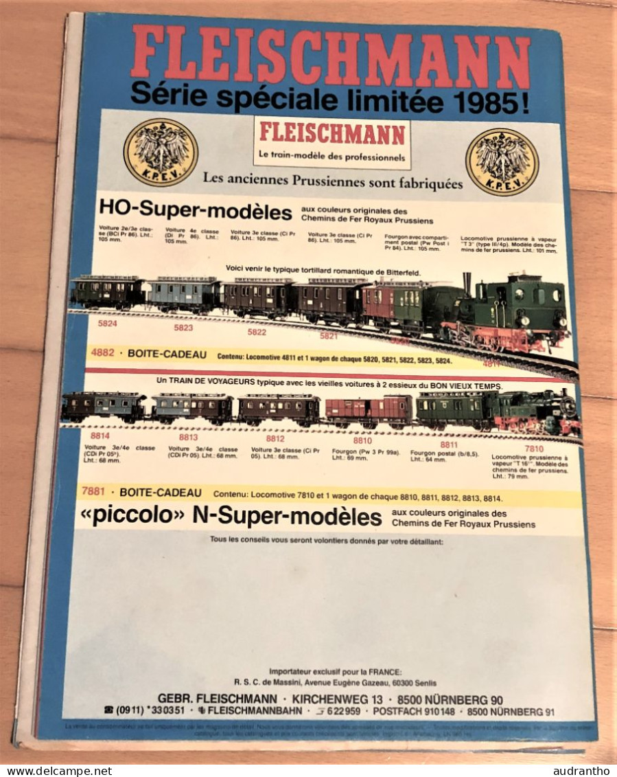 Catalogue FLEISCHMANN Le Train-modèle Des Professionnels HO 1985/1986 - Français