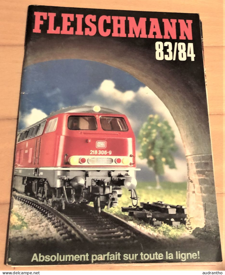Catalogue FLEISCHMANN Le Train-modèle Des Professionnels HO 1983/1984 - Français
