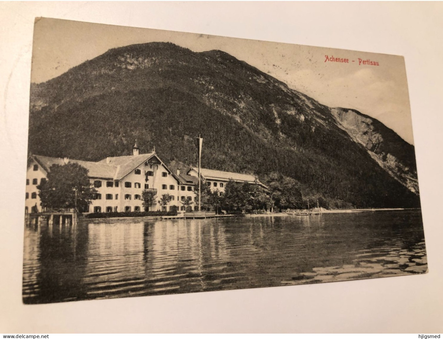 Austria Österreich Pertisau Tirol Achensee Achen See Flag Lake Stengel Und Co Dresden 16224 Post Card POSTCARD - Pertisau