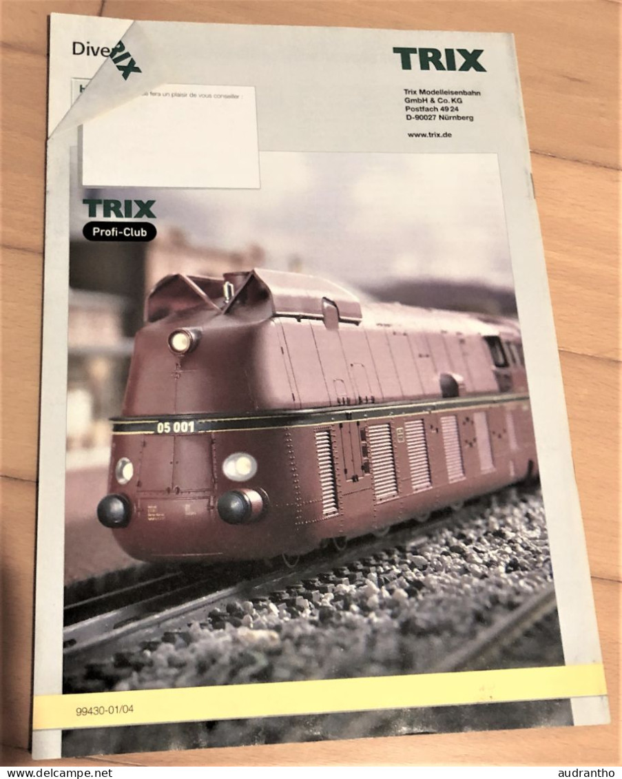 Catalogue TRIX Nouveautés 2004 Modélisme Trains - Francés