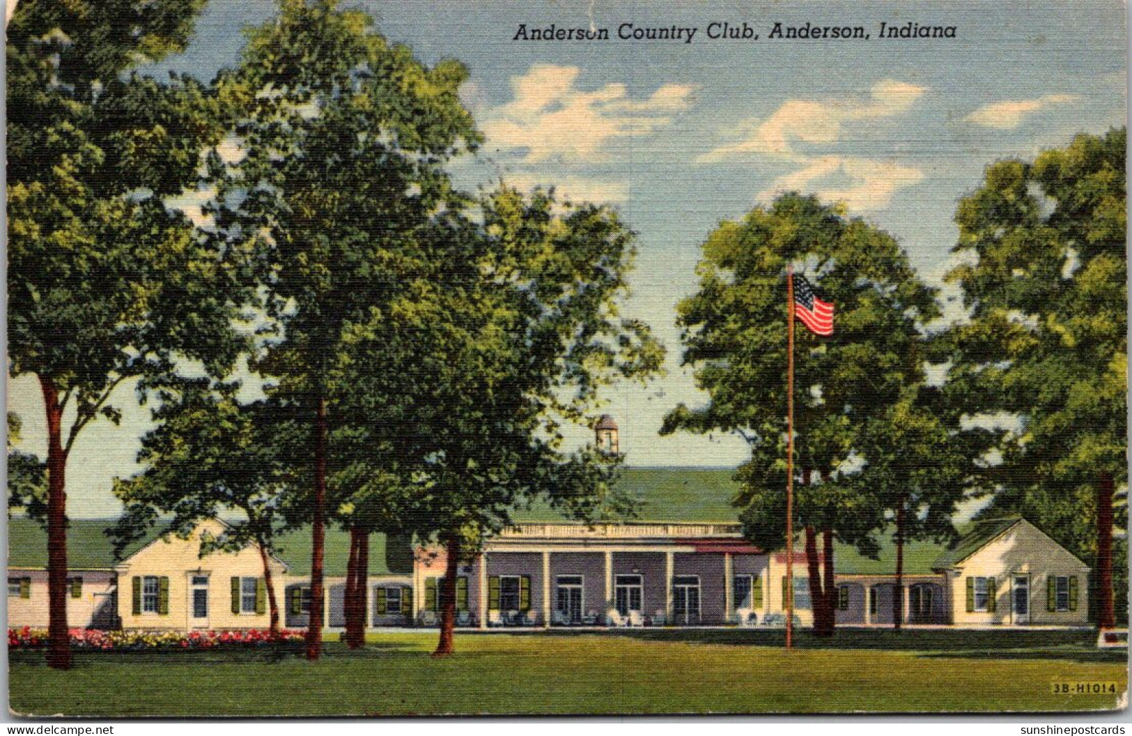 Indiana Anderson Country Club Curteich - Anderson