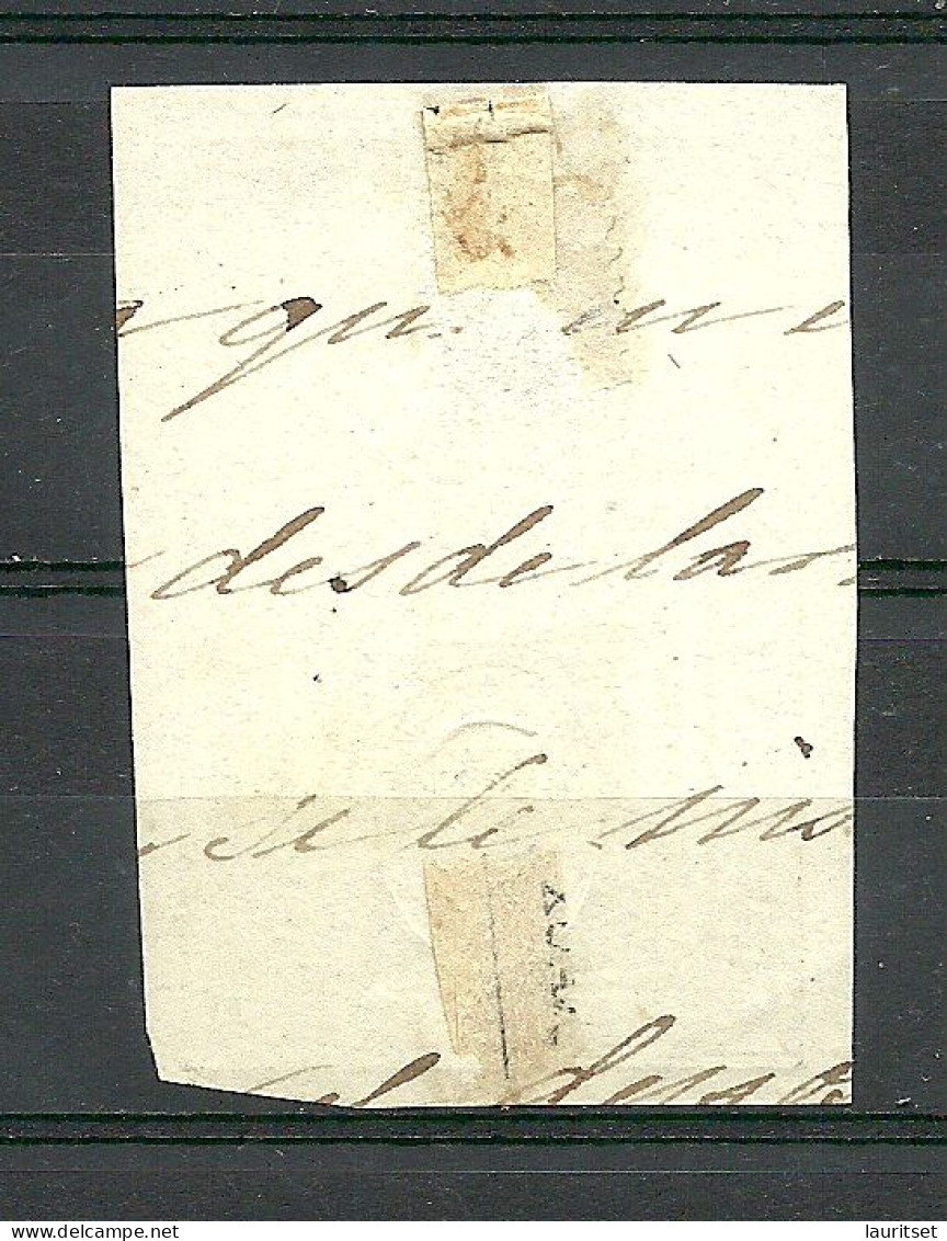ESPANA Spain 1869 Paper Stamp 600 Mills OPT Habilitade De Nacion Revenue Tax Judicial - Steuermarken/Dienstmarken