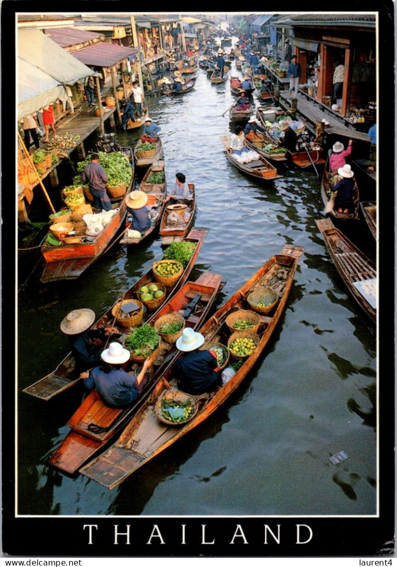 (3 Q 35) Thailand Floating Market - Marché Flottant - Marchés