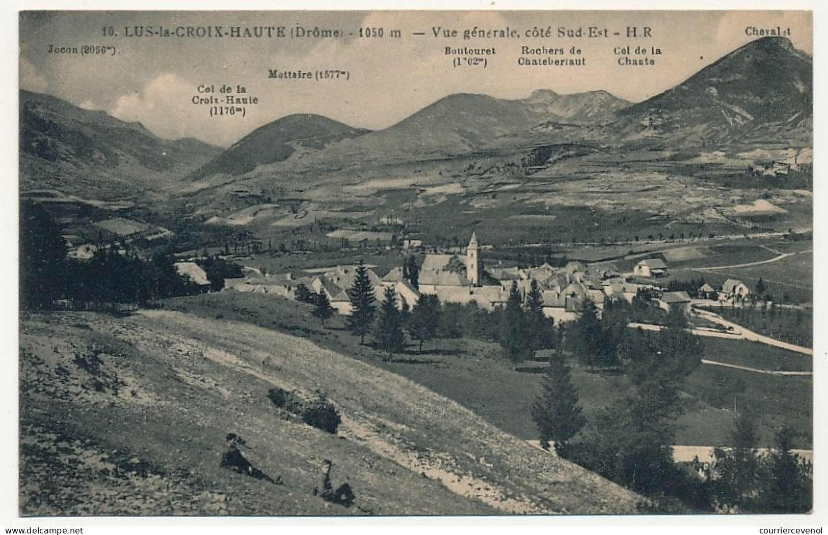 CPA - LUS-LA-CROIX-HAUTE (Drôme) - Vue Générale, Coté Sud Est - Sonstige & Ohne Zuordnung