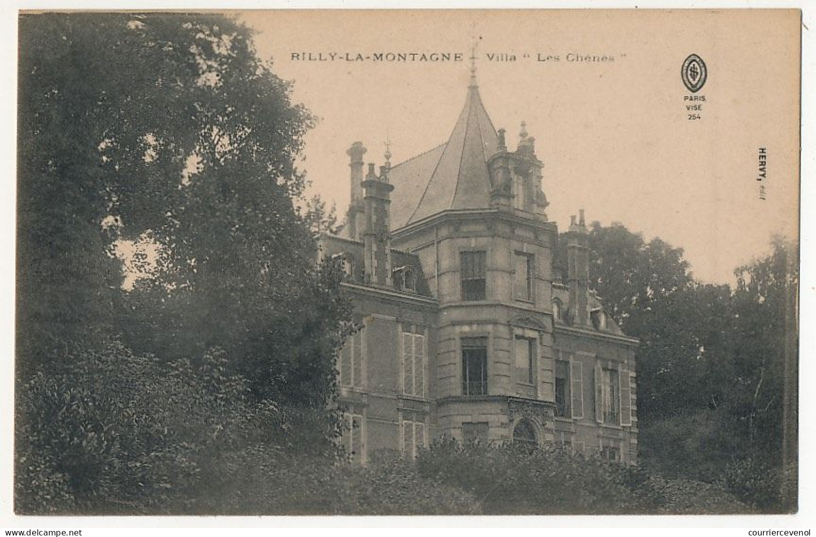 CPA - RILLY-LA-MONTAGNE (Marne) - Villa "Les Chênes" - Rilly-la-Montagne