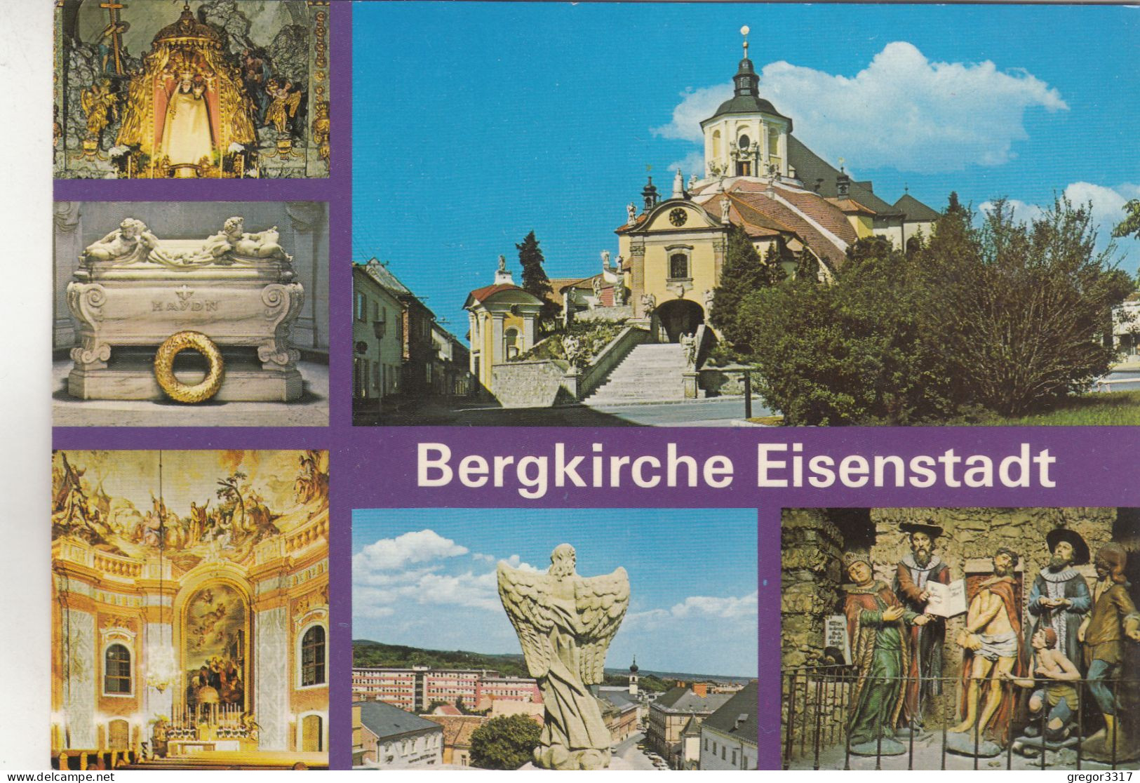 C8304) Bergkirche EISENSTADT - Schöne Mehrbild AK 1985 - Eisenstadt