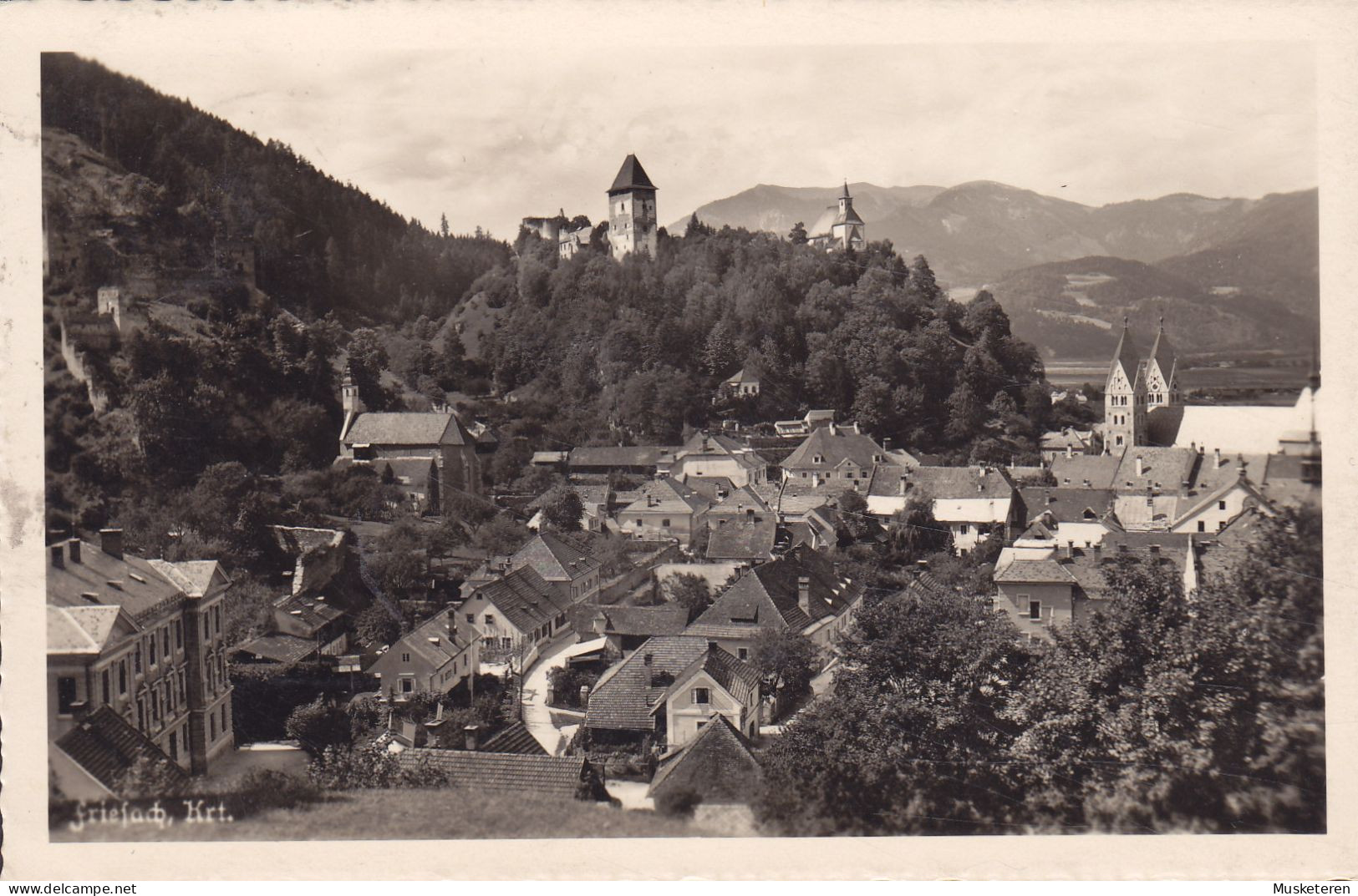 Deutsches Reich PPC Friesach Krt. Verlag Franz Knollmüller, Graz Nr. 609/203 FRIESACH (Kärnten) 1940 Echte Real Photo - Friesach