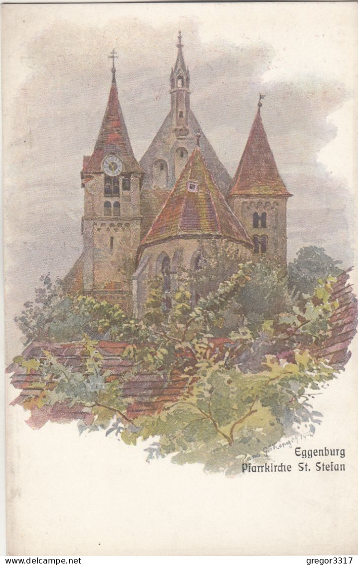 C8319) EGGENBURG - Pfarrkirche ST. STEFAN - Tolle Sehr Alte AK - - Eggenburg