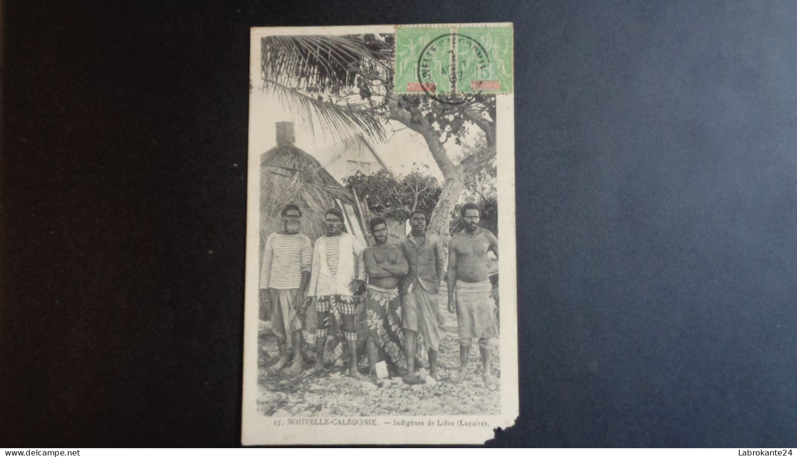REF 630 : CPA Nouvelle Calédonie 1907 Indigènes De Lifou - Nouvelle Calédonie