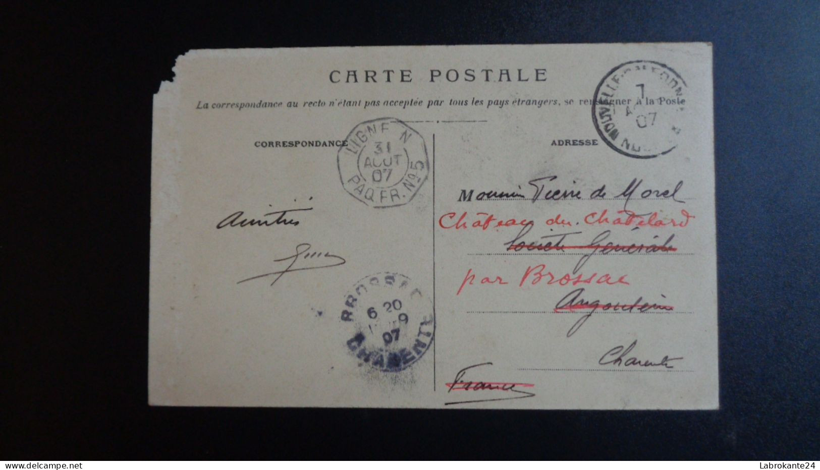 REF 630 : CPA Nouvelle Calédonie 1907 Indigènes De Lifou - Nouvelle Calédonie