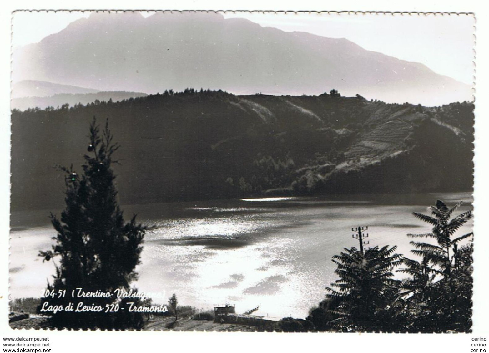 TRENTINO - VALSUGANA:  LAGO  DI  LEVICO  -  TRAMONTO  -  FOTO  -  FG - Water Towers & Wind Turbines