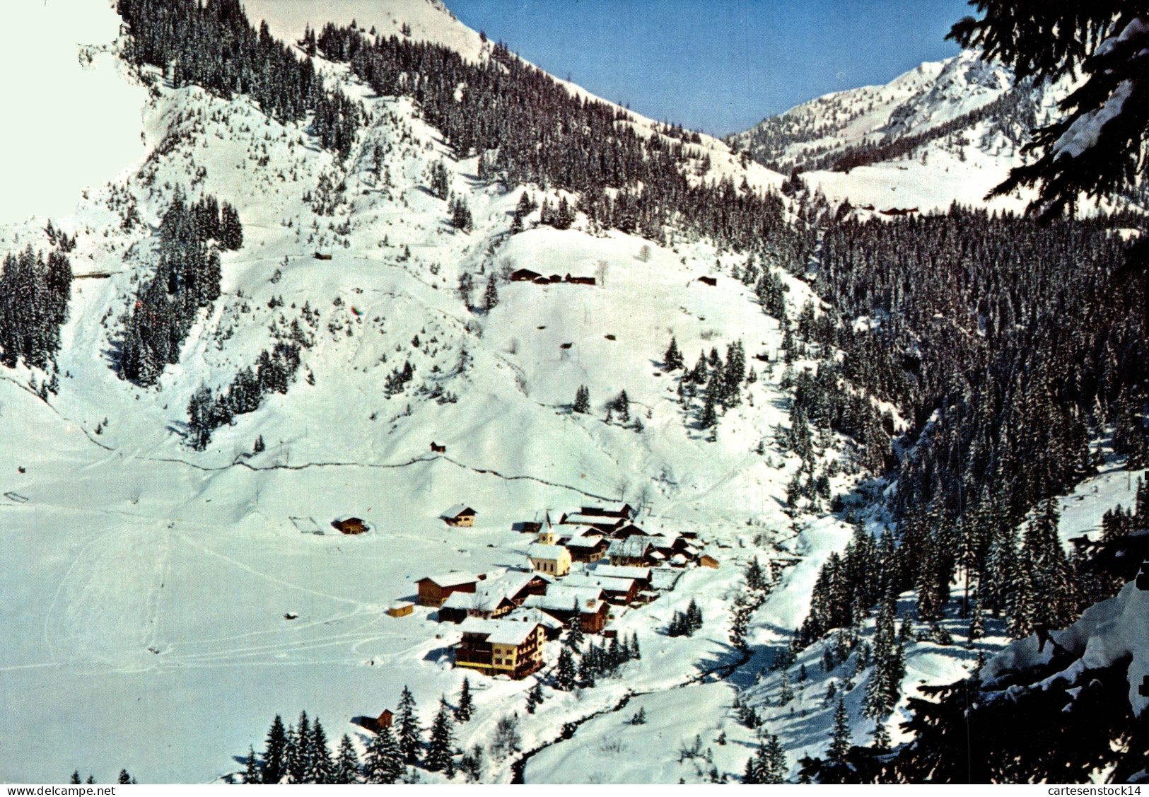 N°40292 Z -cpsm Wintersportplatz Boden In Den Lechtaler Alpen - Lechtal