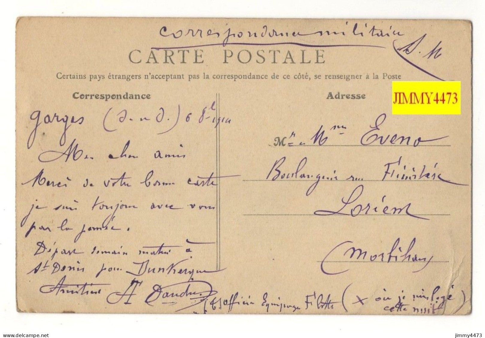 CPA - GARGES - Rue De Paris En 1914 - Edit. Villaine à Garges Les Gonesses - Garges Les Gonesses