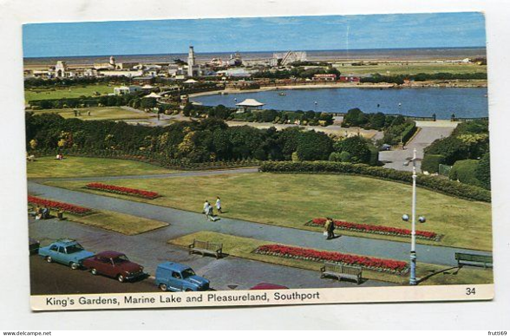 AK 132064 ENGLAND -Southport - King's Gardens - Marine Lake And Pleasureland - Southport