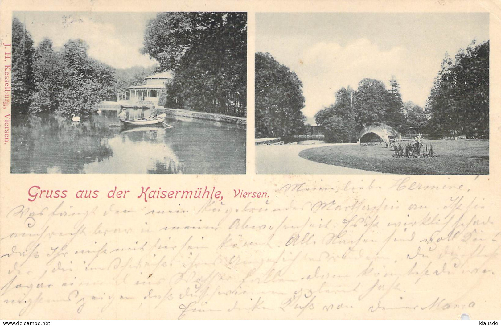 Viersen - Gruß Aus Der Kaisermühle Gel.1898 AKS - Viersen