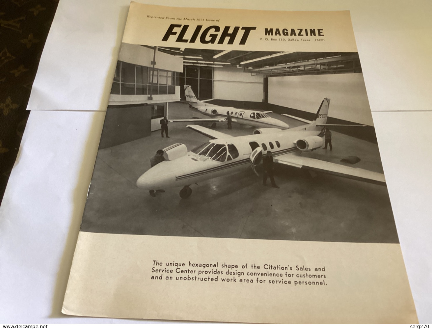 Magazine FLIGHT  Avion Aviation Jet Can 828 Airports Thé New Cessna Citation Jet Offerte - Transportes