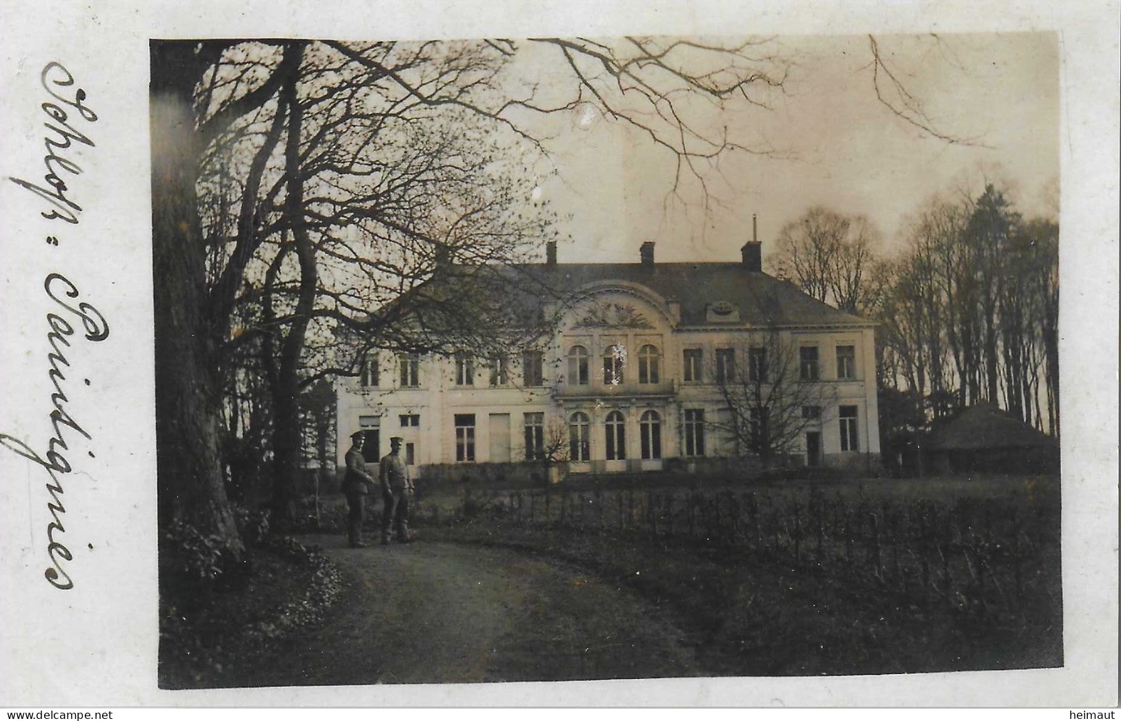 PHOTO D'une Ancienne Carte WW1 - Schloss Taintignies - Rumes