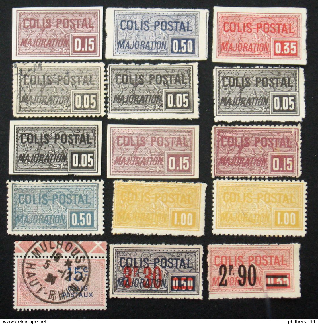 COLIS POSTAUX Lot Neuf N* NSG Déf. à TB Cote 110€ - Mint/Hinged