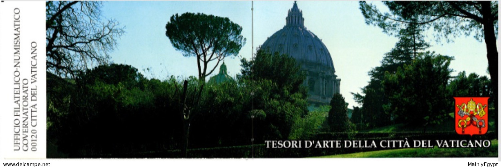 VATICAN Booklet 1993 Complete (4 Panes), Buildings In The Vatican  #F185 - Markenheftchen