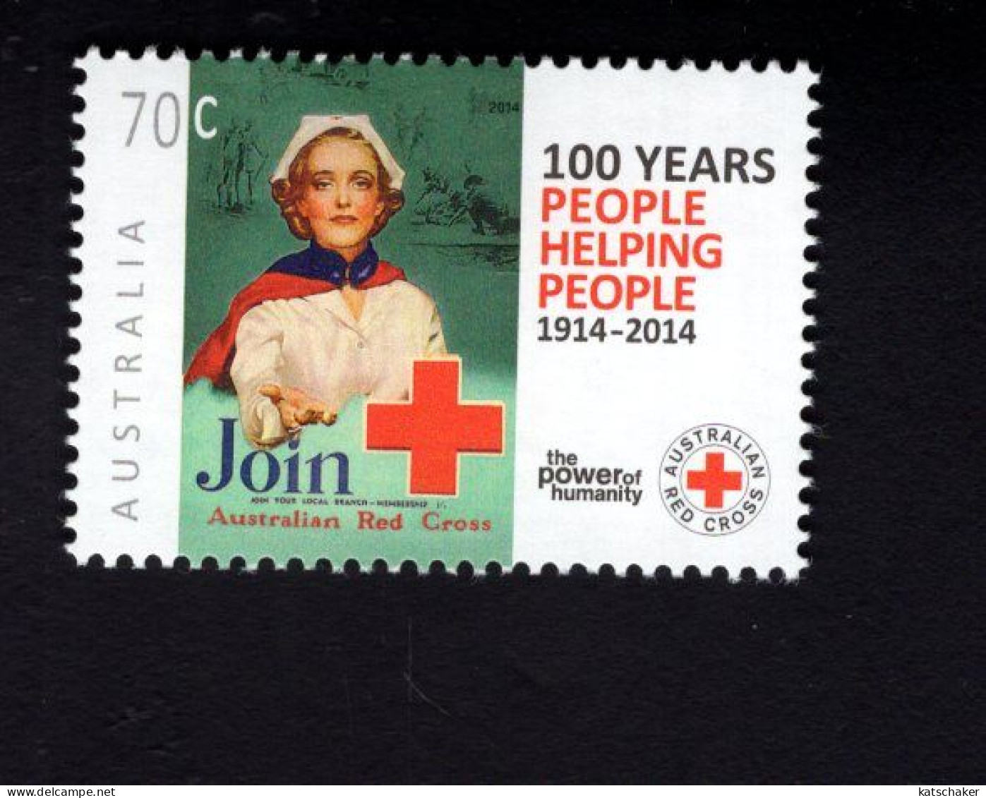 1770296011 2014 SCOTT 4110  (XX)  POSTFRIS MINT NEVER HINGED  - CENTENARY OF AUSTRALIAN RED CROSS - Mint Stamps