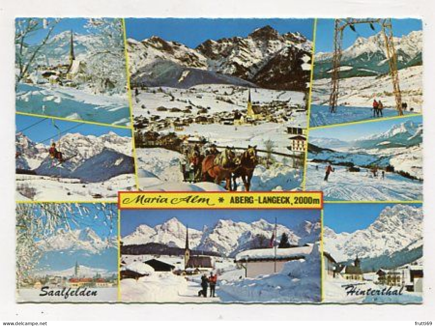 AK 132145 AUSTRIA - Maria Alm - Aberg - Langeck - Maria Alm