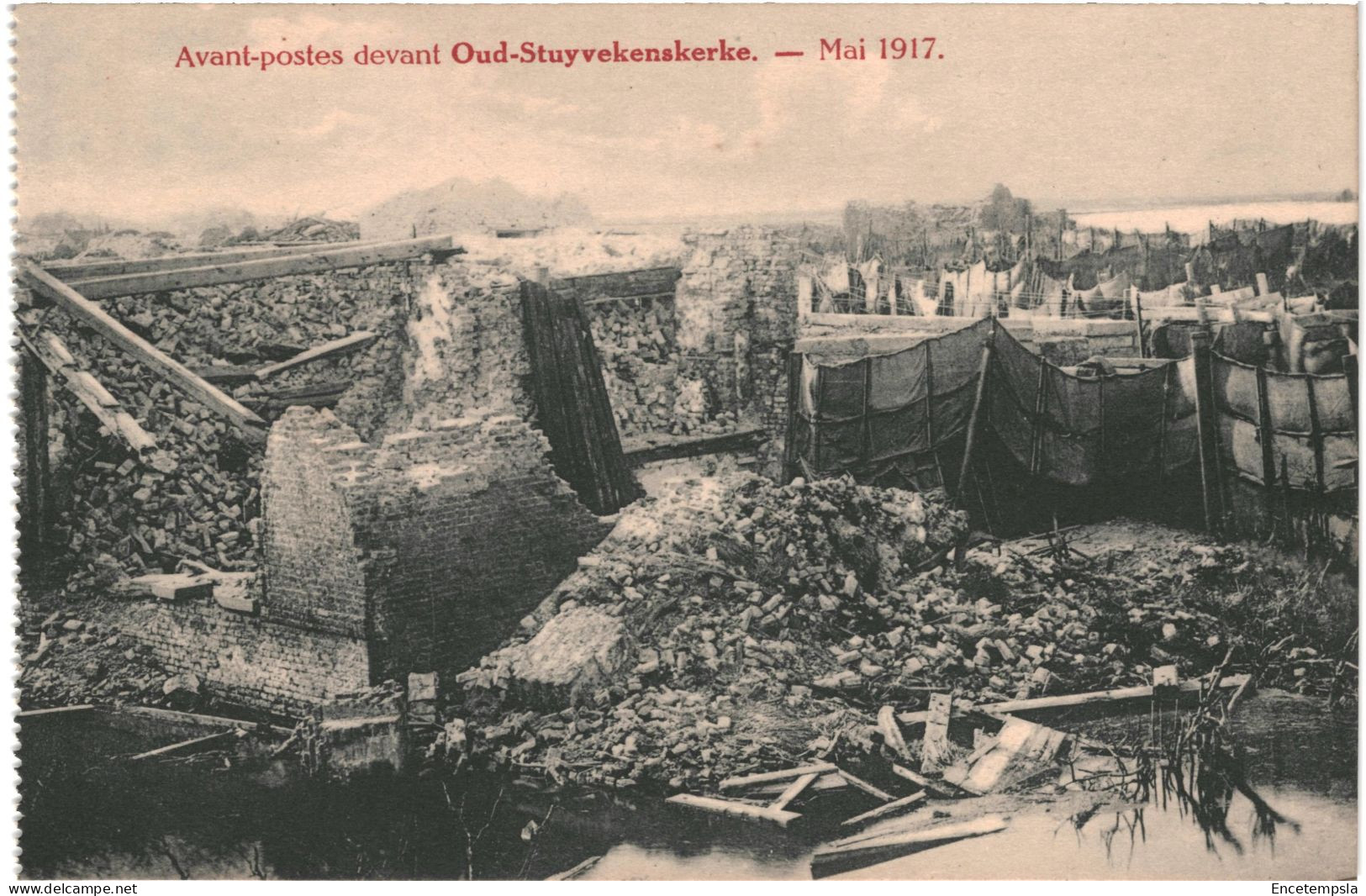 CPA Carte Postale Belgique Oud-Stuivekenskerke  Avant Poste  Mai 1917 VM67261 - Diksmuide