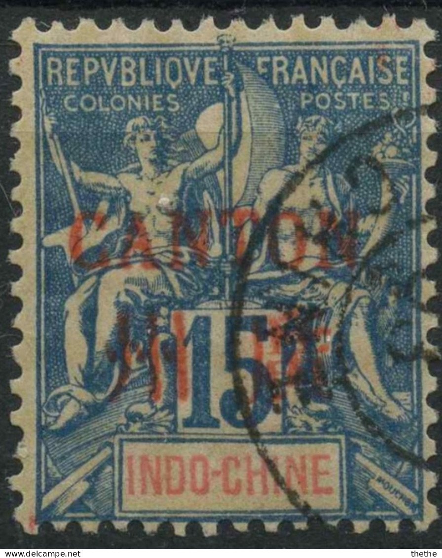 CANTON -  Type Des Colonies Françaises - Oblitérés