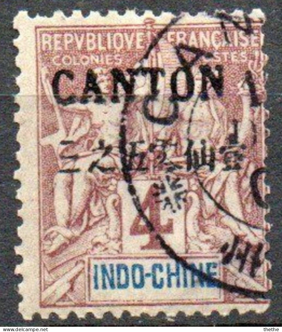 CANTON -  Type Des Colonies Françaises - Used Stamps
