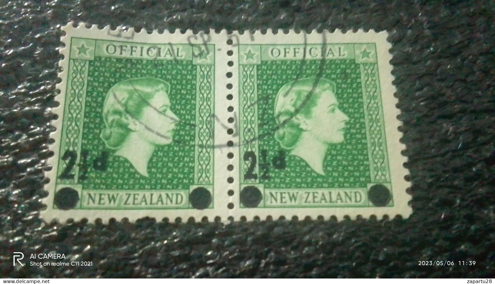 YENİ ZELANDA-  1950-60            2.50P               USED - Used Stamps