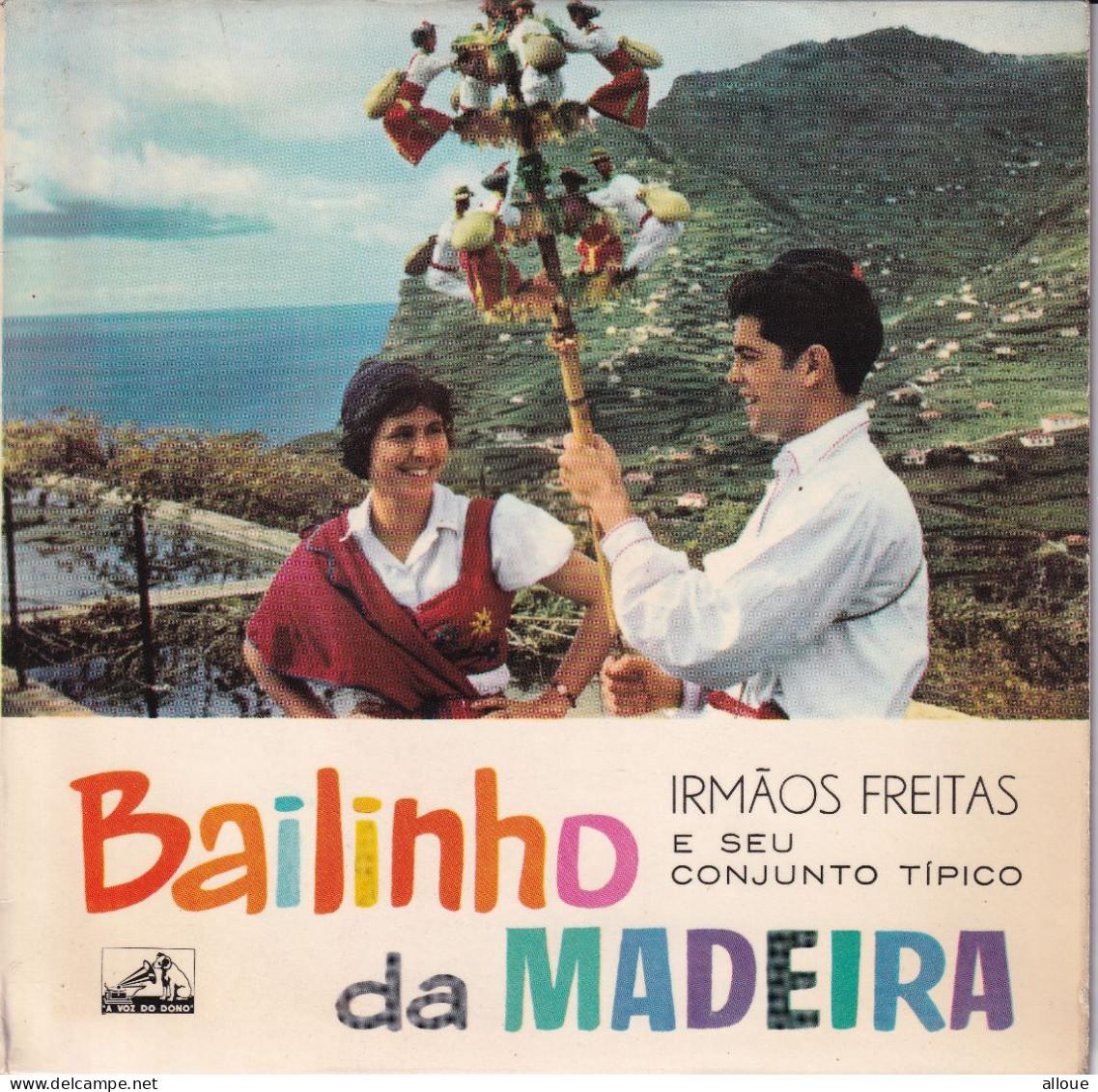 IRMAOS FREITAS E SEU CONJUNTO TIPICO - PORTUGAL EP  - BAILINHO DA MADEIRA  + 3 - World Music