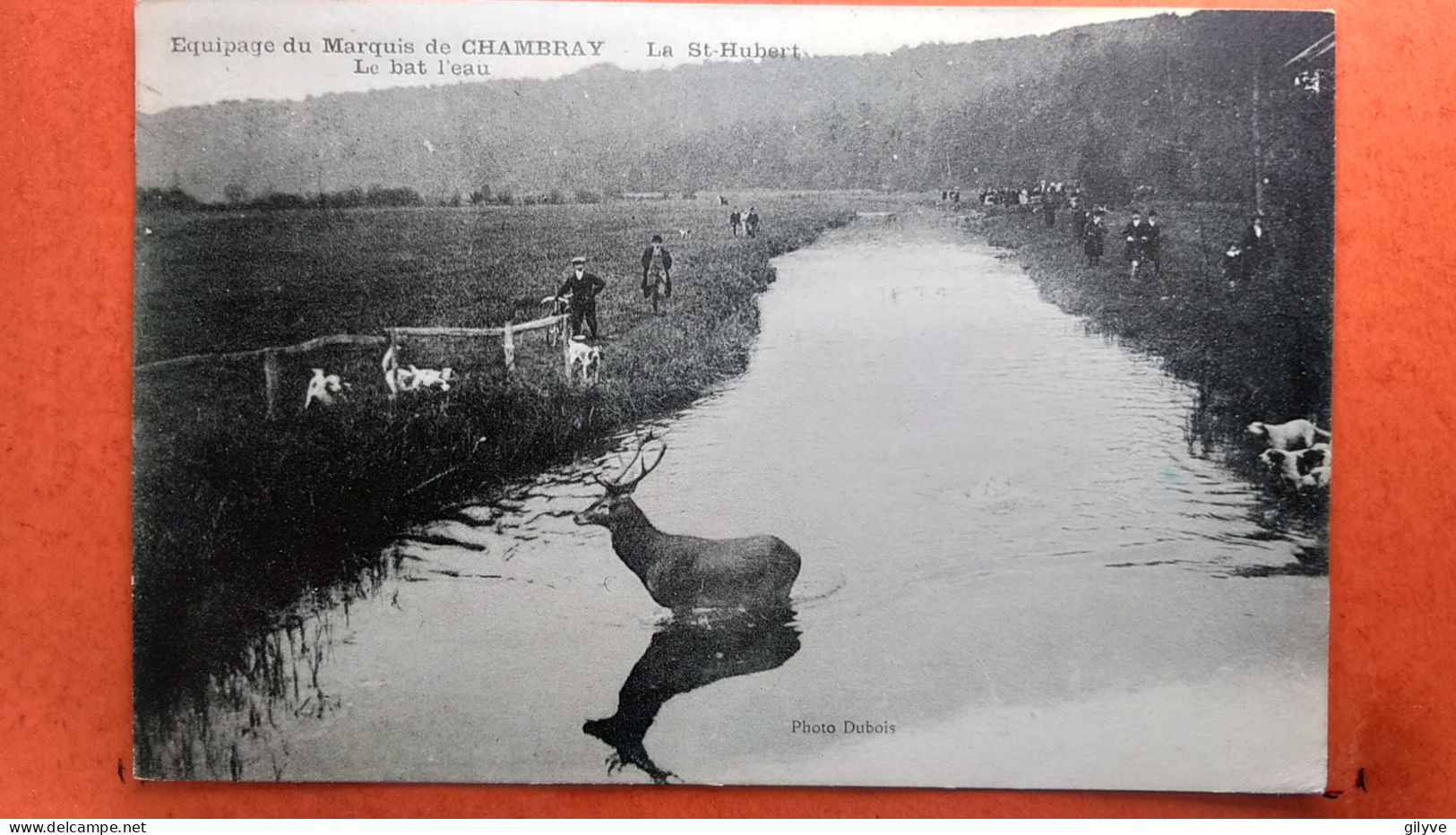 CPA. Equipage Du Marquis De Chambray. La St Hubert. Le Bat L'eau.  (AF.090) - Chasse