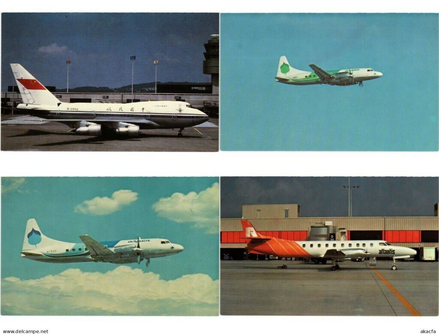 AIRCRAFT AVIATION 110 Modern Postcards Mostly Commercial (L6568) - Verzamelingen & Kavels