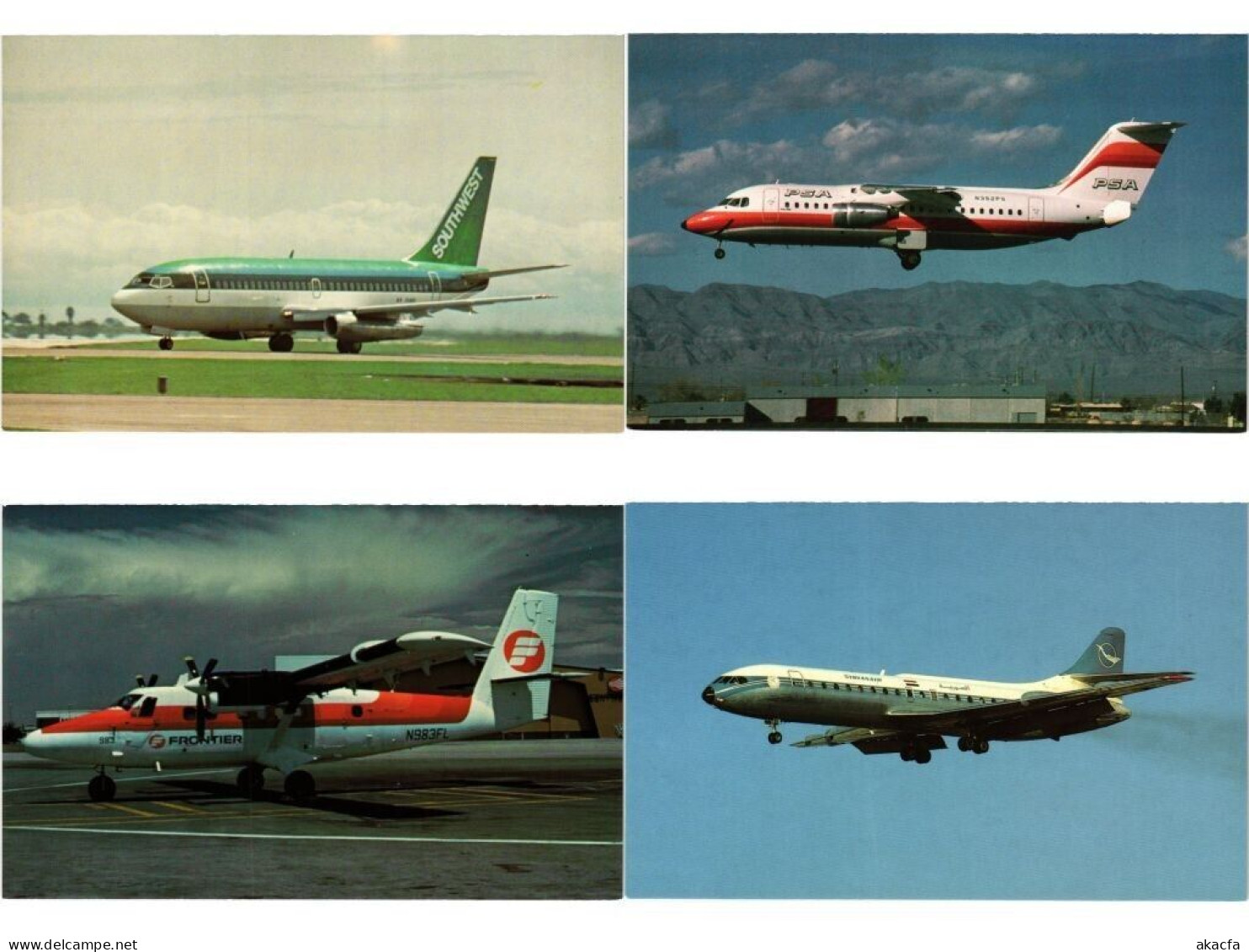 AIRCRAFT AVIATION 110 Modern Postcards Mostly Commercial (L6568) - Verzamelingen & Kavels