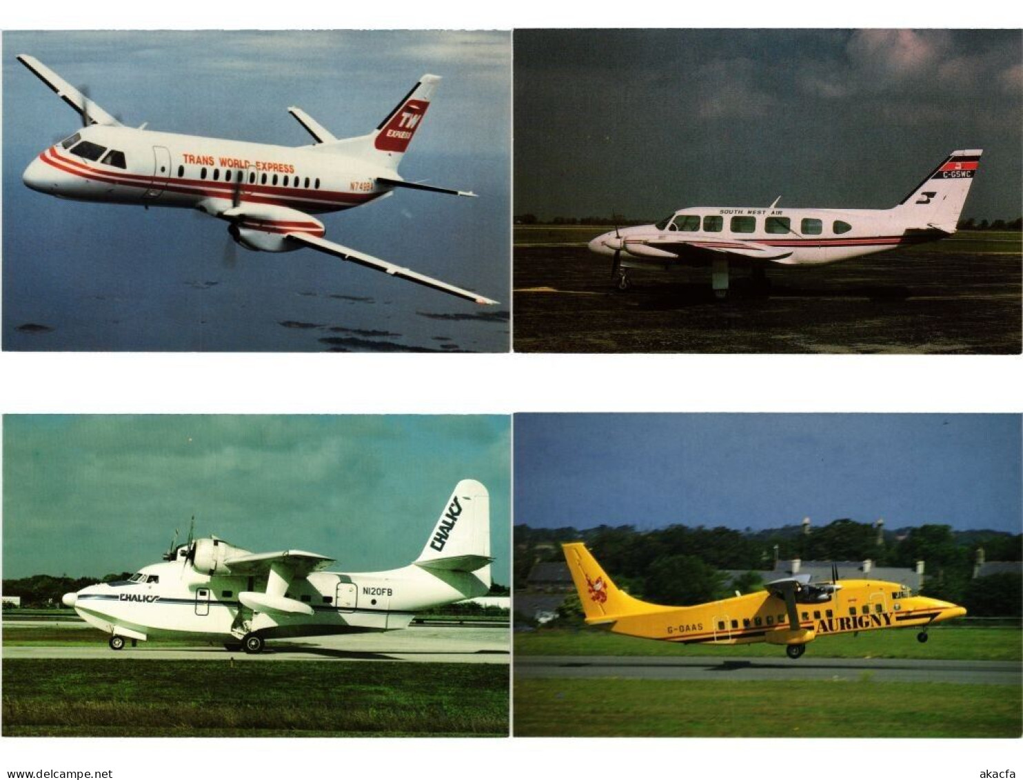 AIRCRAFT AVIATION 110 Modern Postcards Mostly Commercial (L6568)