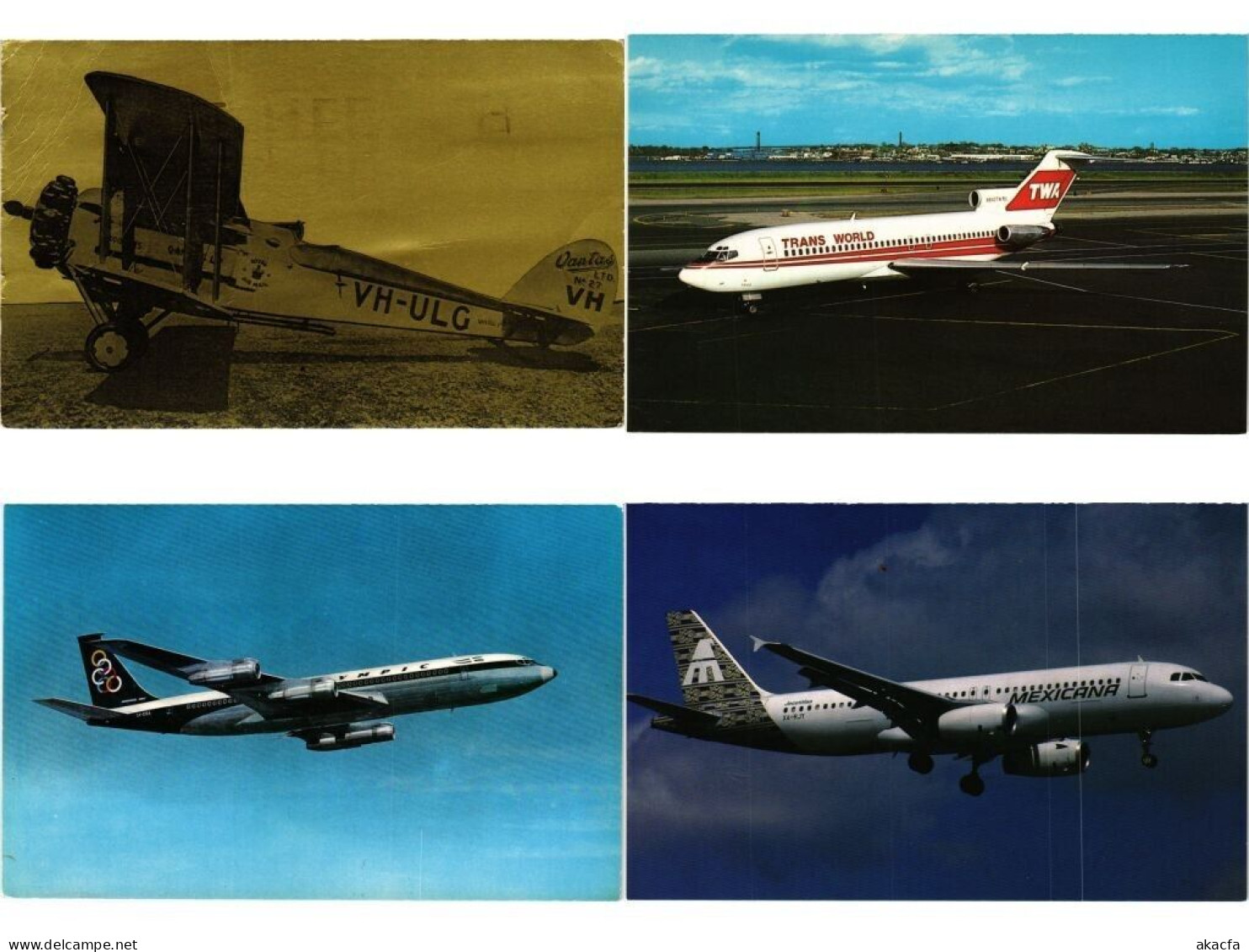 AIRCRAFT AVIATION 110 Modern Postcards Mostly Commercial (L6568)