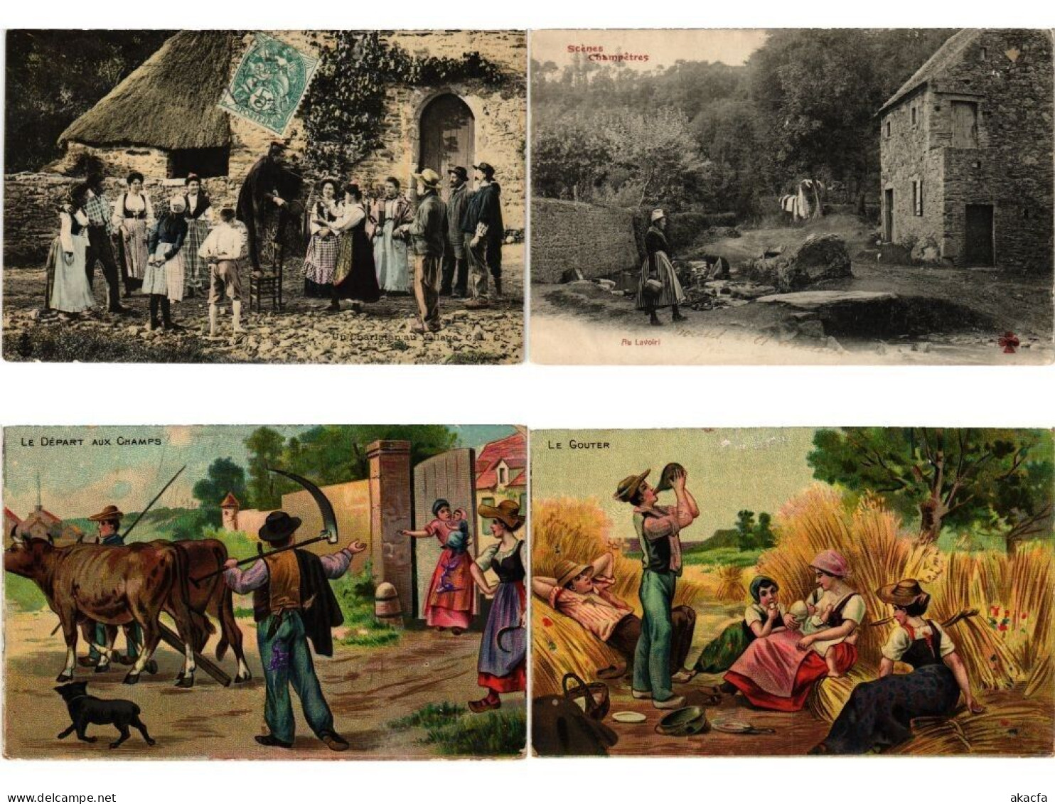 AGRICULTURE LIFE FRANCE, 94 Vintage Postcards Pre-1940 (L6196) - Collezioni E Lotti