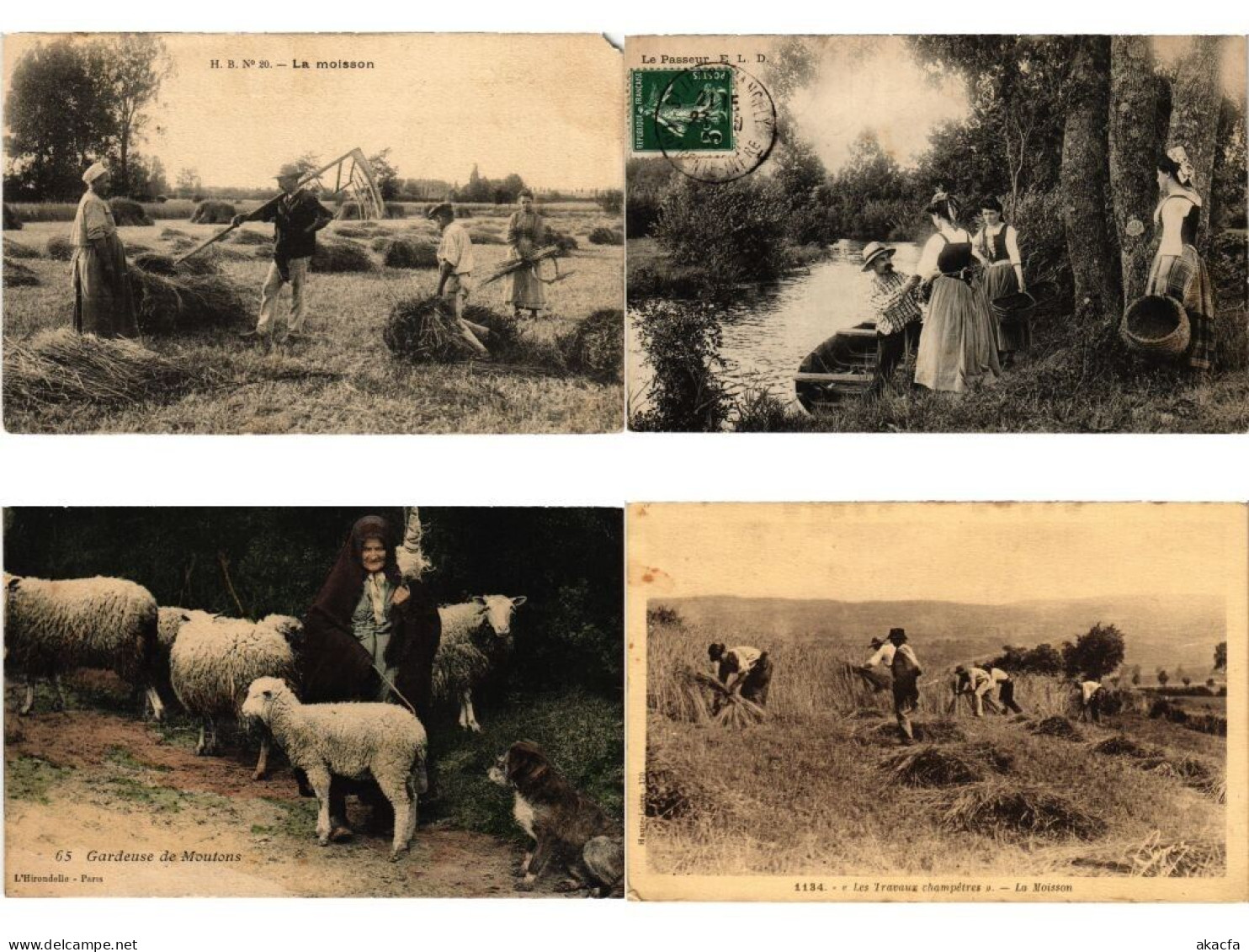 AGRICULTURE LIFE FRANCE, 94 Vintage Postcards Pre-1940 (L6196) - Sammlungen & Sammellose