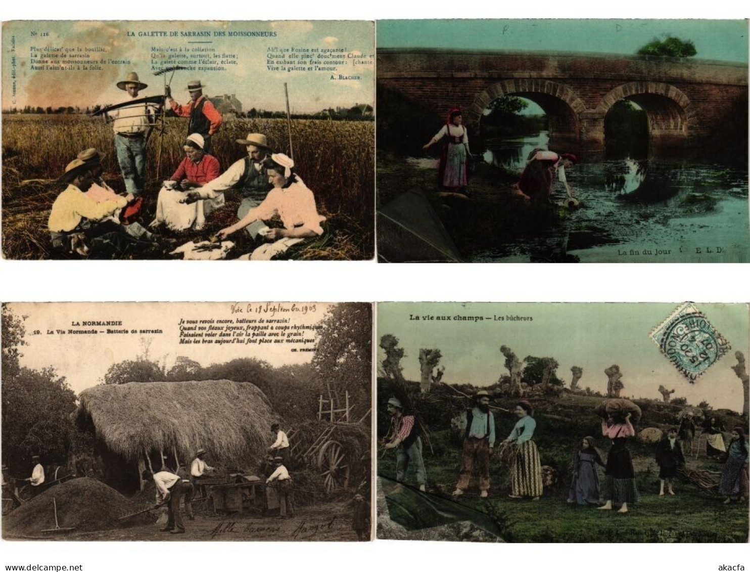 AGRICULTURE LIFE FRANCE, 94 Vintage Postcards pre-1940 (L6196)